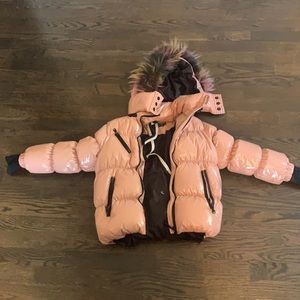 Scotch and Bonnet girls pink puffer